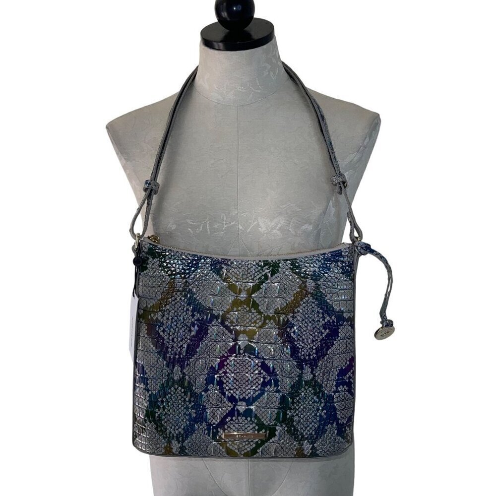 Brahmin Womens Crossbody Bag Size 10 Multicolor Spellbound Solid Melbourne New
